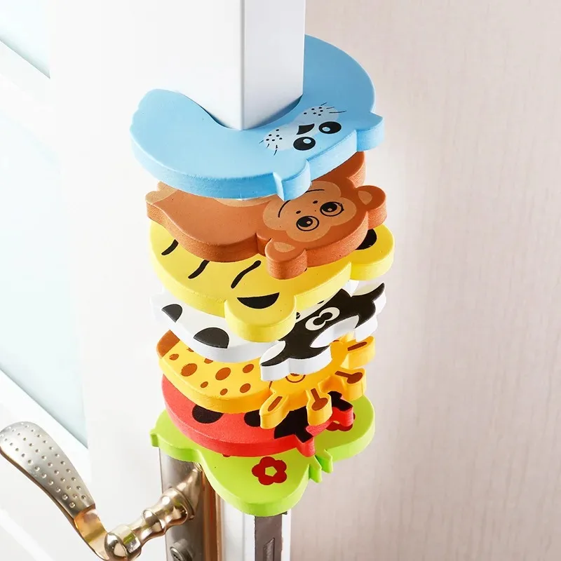 2Pcs/set Crash Door Stopper for Baby Safety Child Proof Door Guard Finger Protector Security Lock Baby Proofing Home Straps