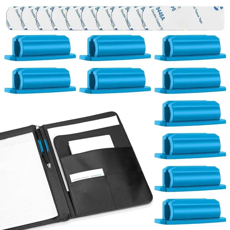 

Small Pencil Holder Adhesive Silicone Single Desktop Pencil Holder Portable Flexible Stationery Display Stand Colorful Pencil