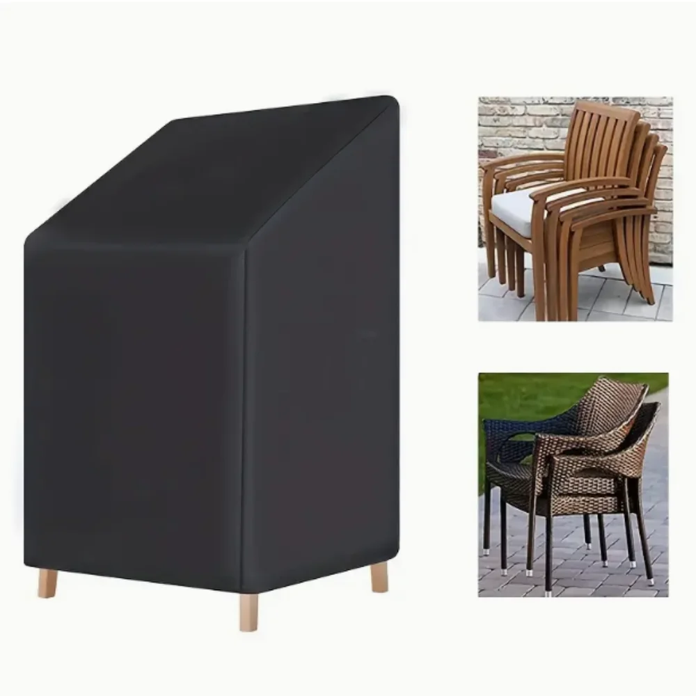 Heavy-Duty Waterproof Patio Chair Cover, UV and Wind Resistant, Durable 210D Oxford Fabric