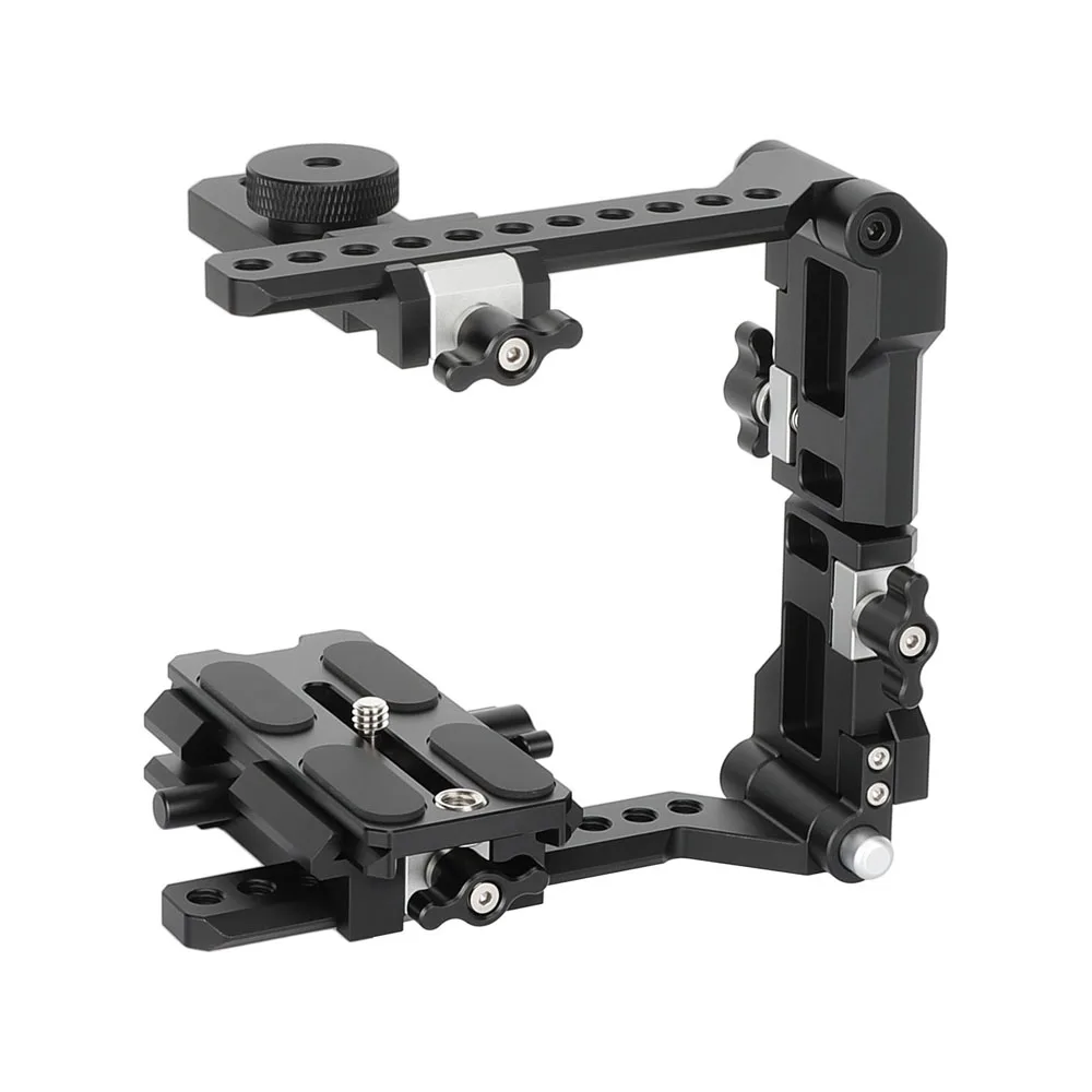 Foldable Half Cage Kit with Arca-Type Baseplate For FX30/FX3 Camera Rabbit Cage