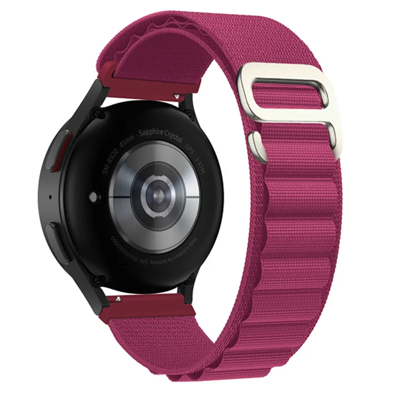 Durable Nylon Loop Strap Wristband, 22mm