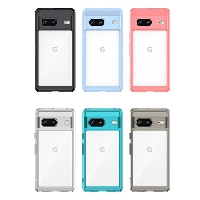 For Google Pixel 8 Case Google Pixel 8 Cover Soft Silicone Bumper  Protective Back Phone Cases For Google Pixel 8 Pro 7A 7 Funda - AliExpress