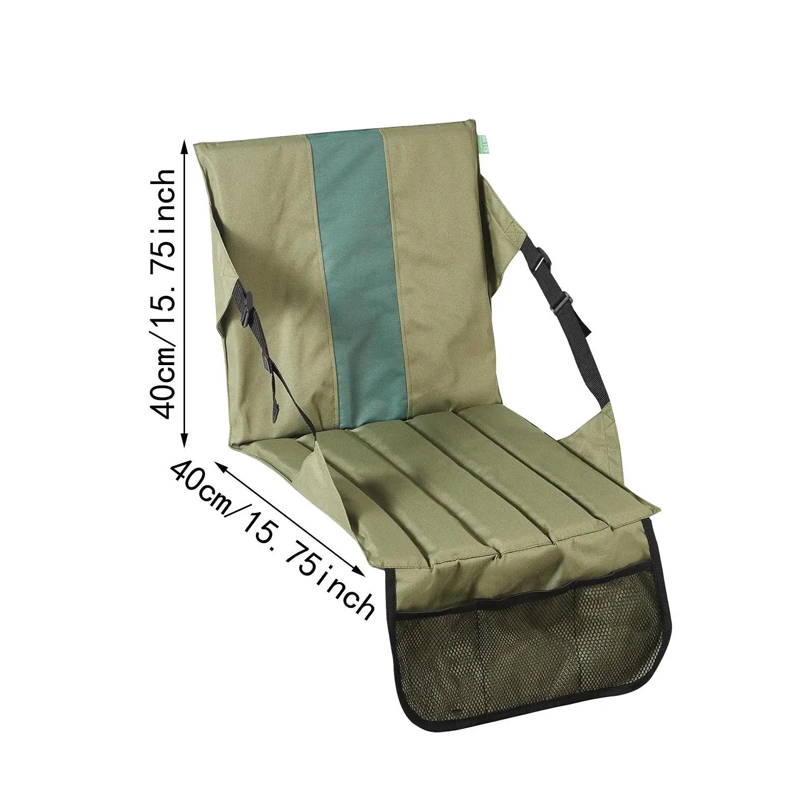 Stadium Seat Cushion Camping Seat Pad Foldable Camp Chair Sturdy with Back Support for Beach Parks Stadium Seat Cushion Camping Seat Pad Foldable Camp Chair Sturdy with Back Support for Beach Parks