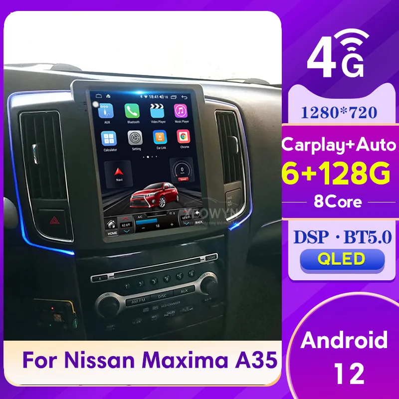 

2 Din System Android GPS Navi Car Radio Stereo Receiver For Nissan MAXIMA A35 2009-2014 Multimedia apple carplay auto