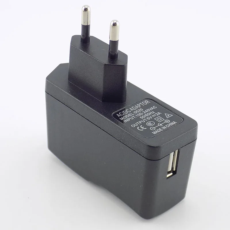 Micro USB Charger 5V 0.5A 1A 2A 3A Wall Charger AC to DC Charging Power Adapter Supply 100V-240V Output For LED Strip Light power adapter
