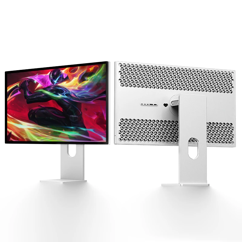 쿠이콘 P32K 32인치 게이밍 데스크탑 모니터 알루미늄 합금 디스플레이 4K UHD 해상도 144HZ 리프레시율 와이드 스크린 DP PC용