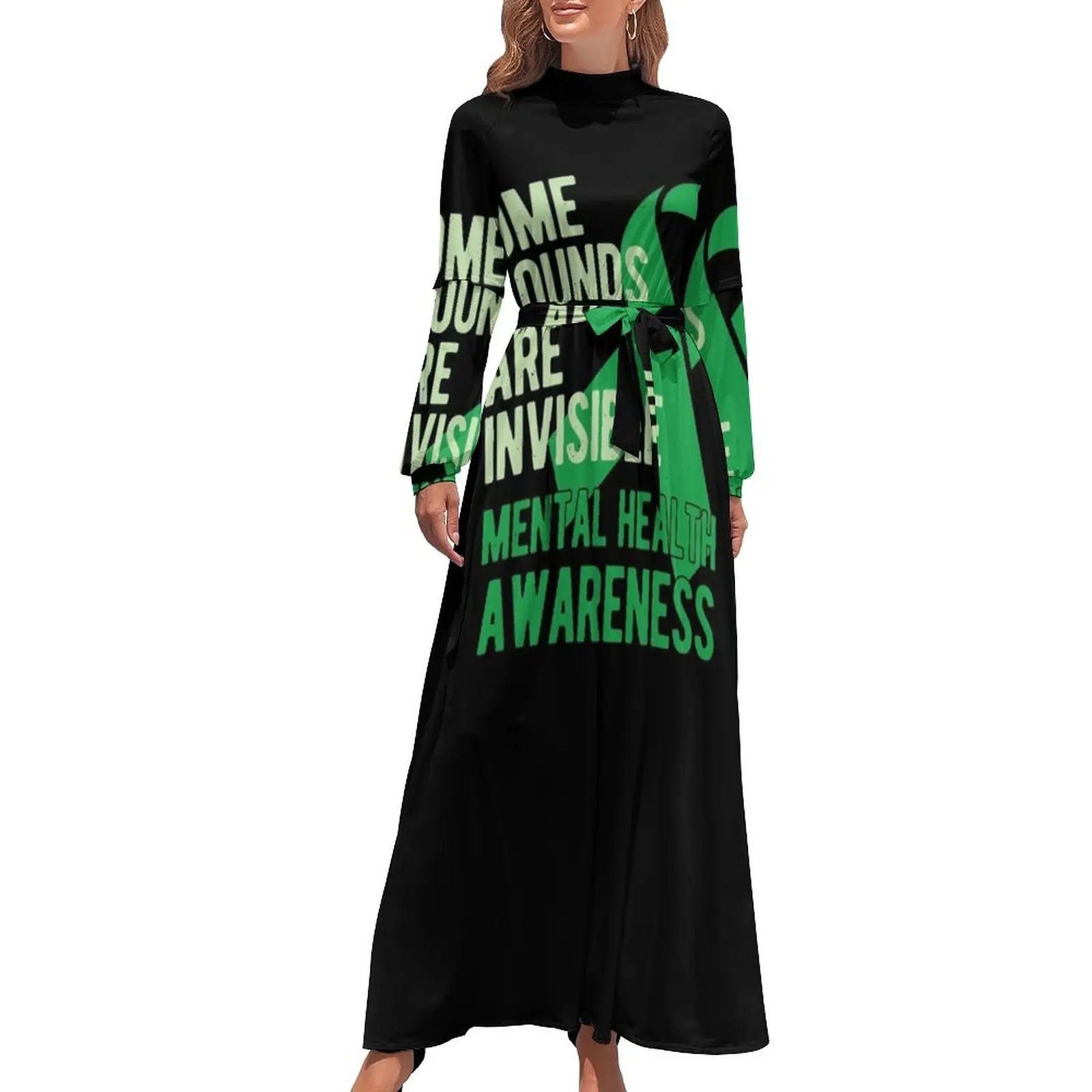 thumbnail image 1 of Vestido largo de concienciación sobre la salud mental Vestidos de noche de lujo para mujer, vestidos de fiesta de noche, vestidos de fiesta de graduación, vestidos de ceremonia para mujer, 1 of 5