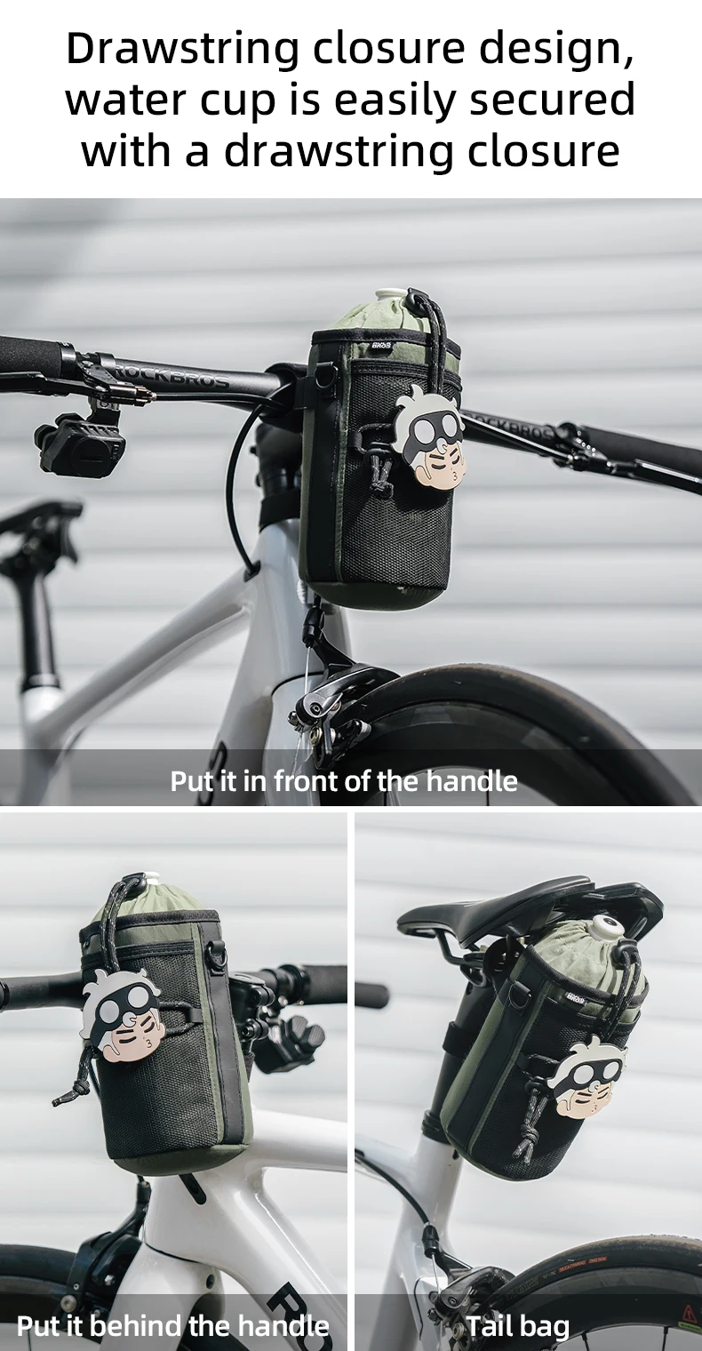 bike bottle holder front bag