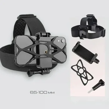 Supporto per Telefono da Indossare sulla Testa per Smartphone e Action Camera, per Video in Prima Persona e Live Streaming