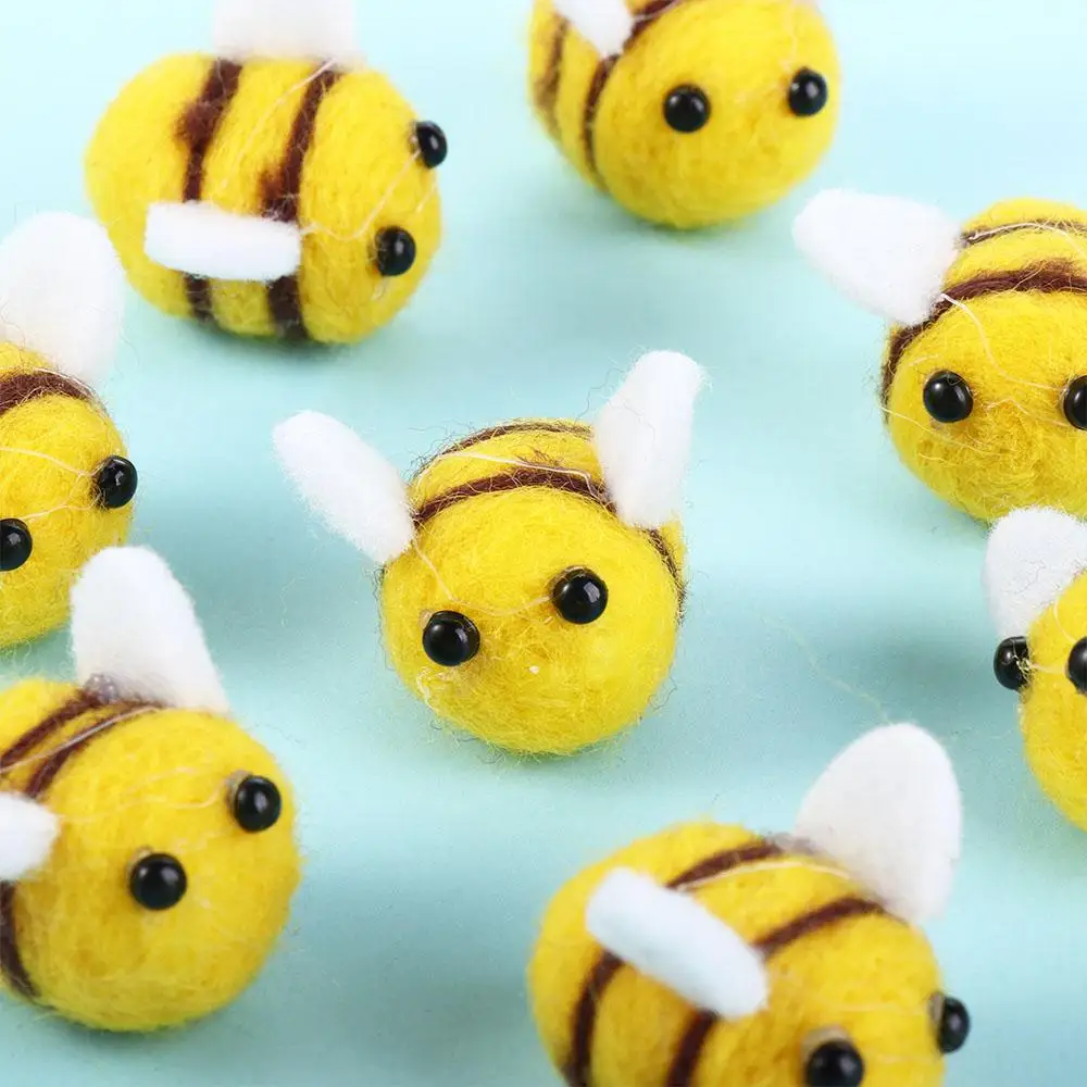Description Picture 2 of itemScrapbooking DIY Baby Shower Costume Accessories Cute Nursery Plush Balls Bumble Bees Ornament Toys Craft