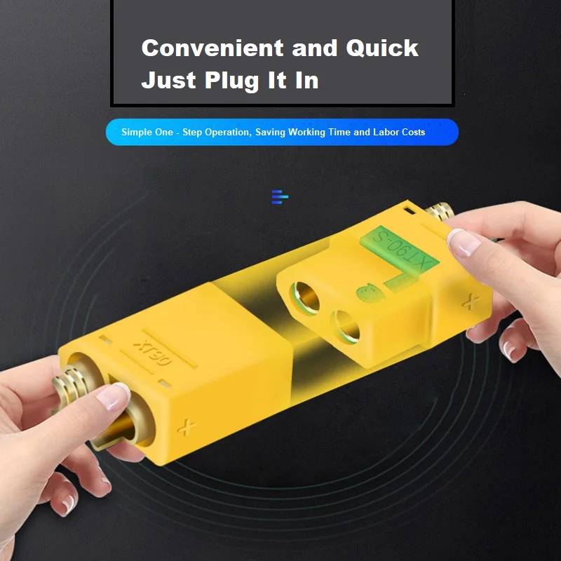 XT90 Male Female Connector XT90S Plug Pigtails with 10CM 100MM 12AWG Silicone Wire RC Battery Cable Wire for RC Lipo Battery – Image 6