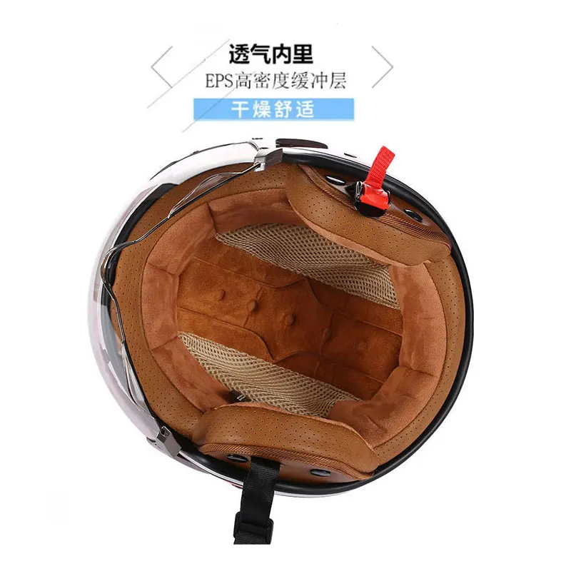 DOT 3/4 ���� ���̽� ������� ��Ʈ�� ������� ��� ������ ������ ��Ƽ�� ��� Capacete De Moto Bike Cascos Scooter