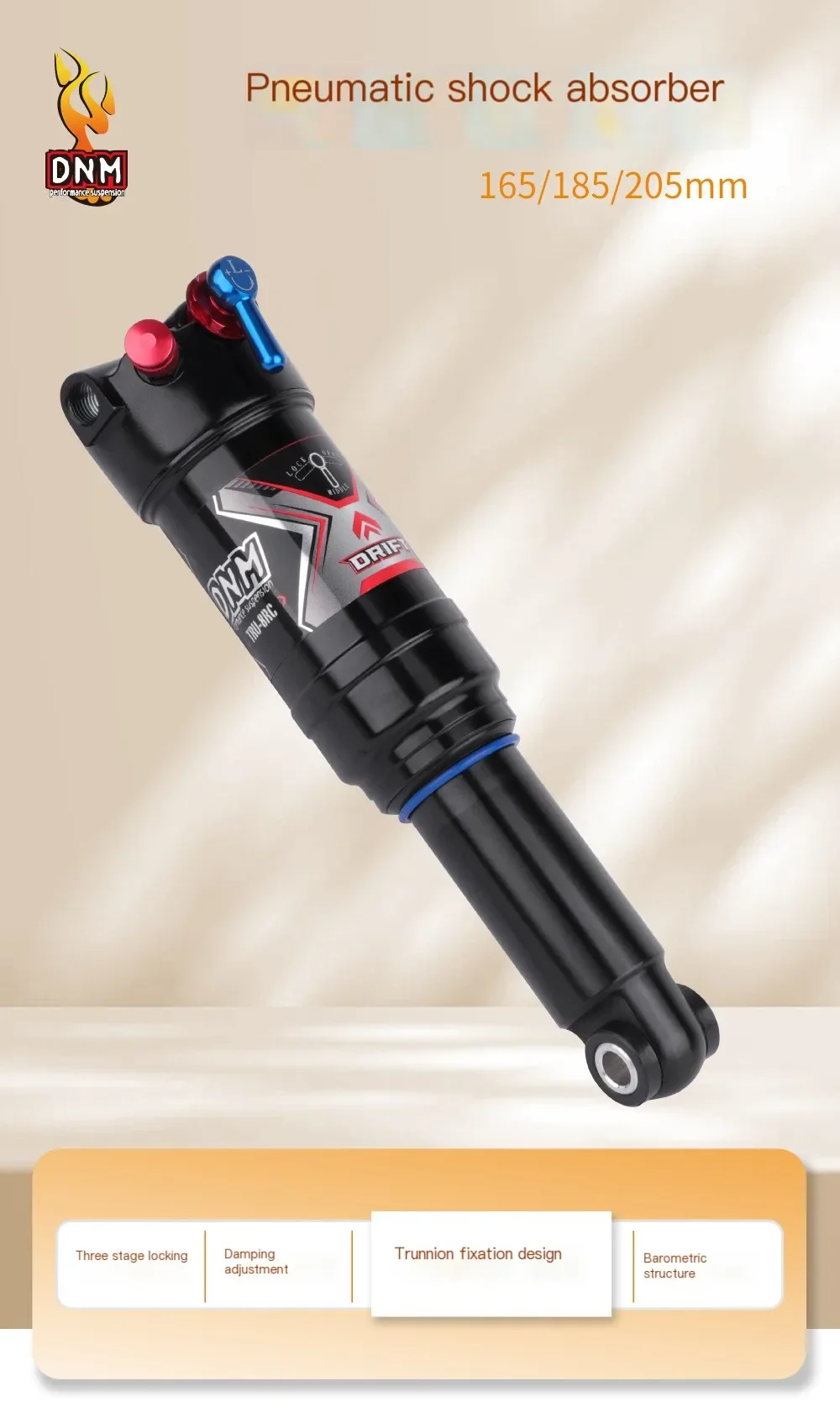 DNM TRU-8RC 165x40mm リアサスペンション Amazon.com : DNM TRU-8RC Trunning Fixing 165x40mm Mountain