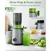 Cold Press Juicer Slow Juicer with 4.35" Feed Chute Fit Juice Extractor Machine 6