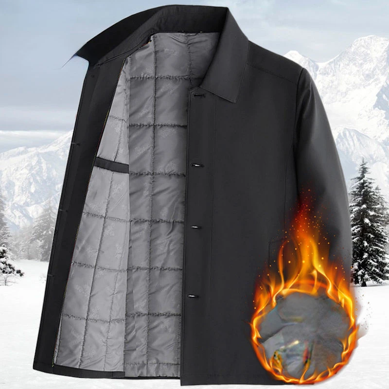 Winter Autumn Men Bomber Jacket Casual Cotton Thick Warm Parkas Coats Male Thermal Outwear Windbreaker Jackets Clothing F12