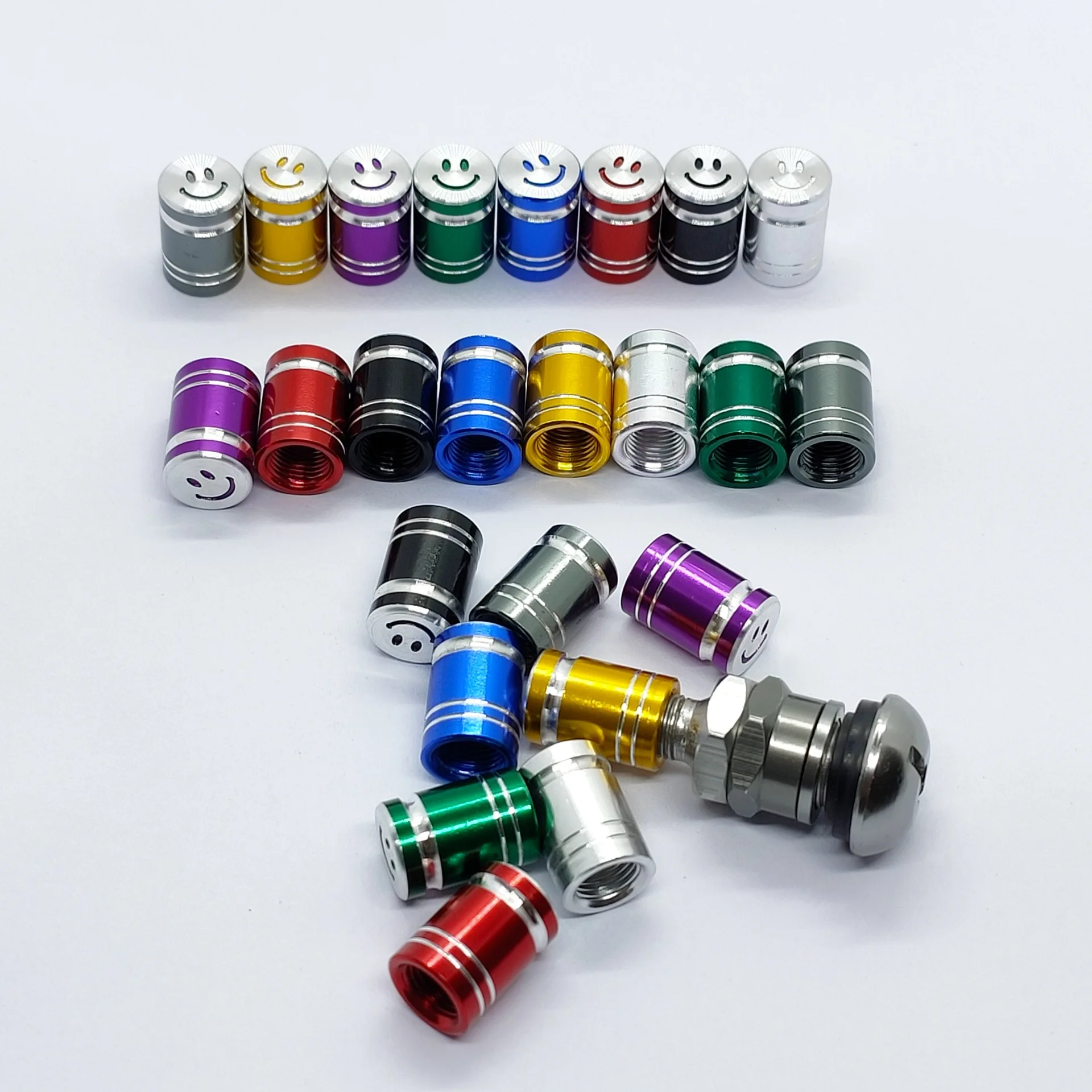 Premium Aluminum Alloy Valve Stem Caps – Universal Fit
