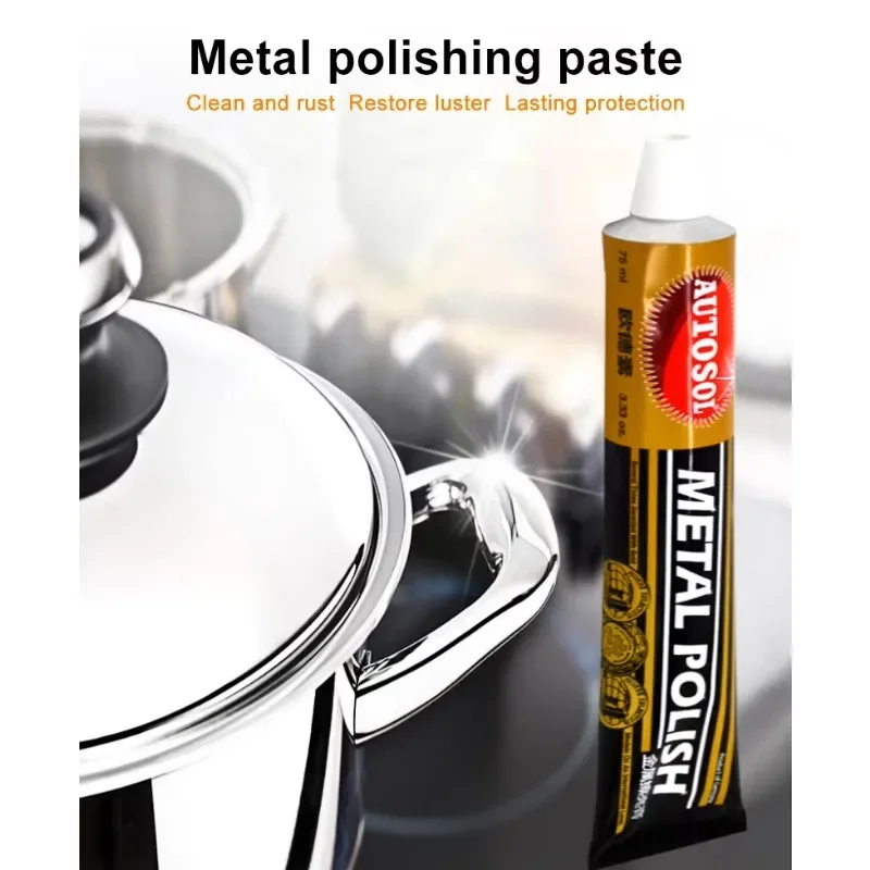 High-Luster Metal Polishing Paste and Rust Remover Cream