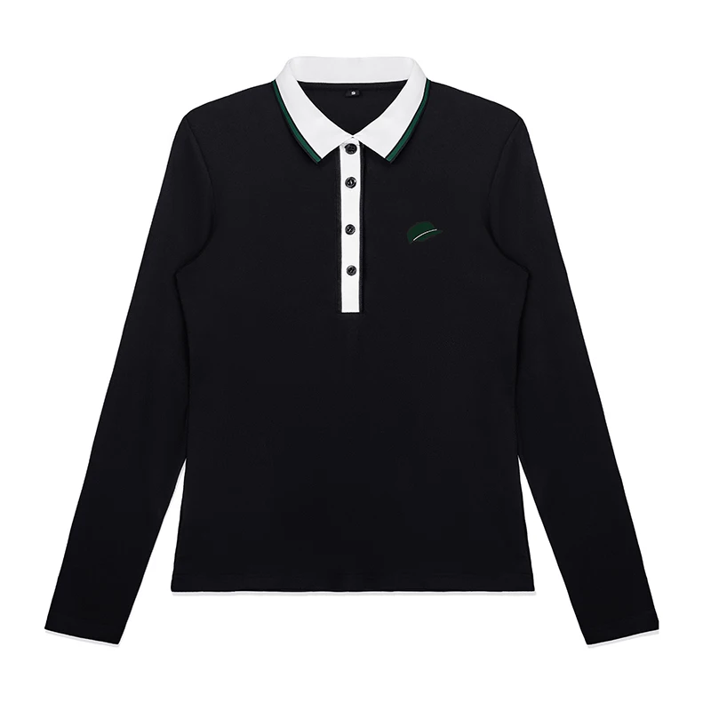 Spring/Autumn New Product Golf Women's Outdoor Sports Shirt Comfortable Versatile Long Sleeve T-shirt Lady Slim POLO Shirt Top