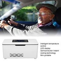 Réfrigérateur de refroidissement à insuline, boîte de réfrigérateur à insuline Rechargeable 10600mAh, température constante, refroidisseur de voiture Portable Reefer 1
