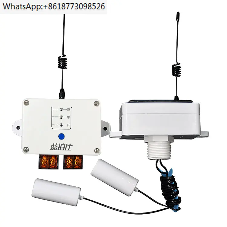 

Wireless water level controller, household water tower water pump, remote fully automatic water pumping and feeding switch