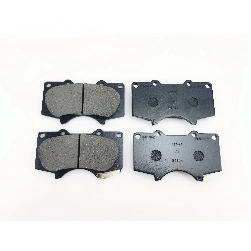

China Auto Parts Brake Pad D976 04465-YZZQ7 for TOYOTA MITSUBISHI LEXUS GX460 GX470 LAND CRUISER PRADO
