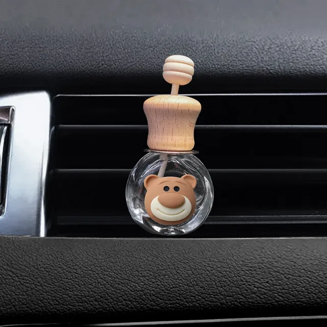 Würfelparfümflasche Auto Hängendes Parfüm Rückansicht Ornament  Lufterfrischer Für Ätherische Öle Diffusor Duft Leere Glasflasche GGA1131  Von 0,77 €