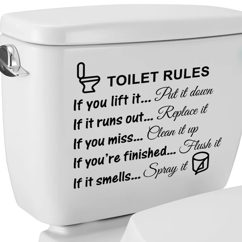 Funny Toilet Seat Sofa Chair Wall Stickers Bathroom Home Decoration Decals For Bedroom Kitchen Living Room Walls