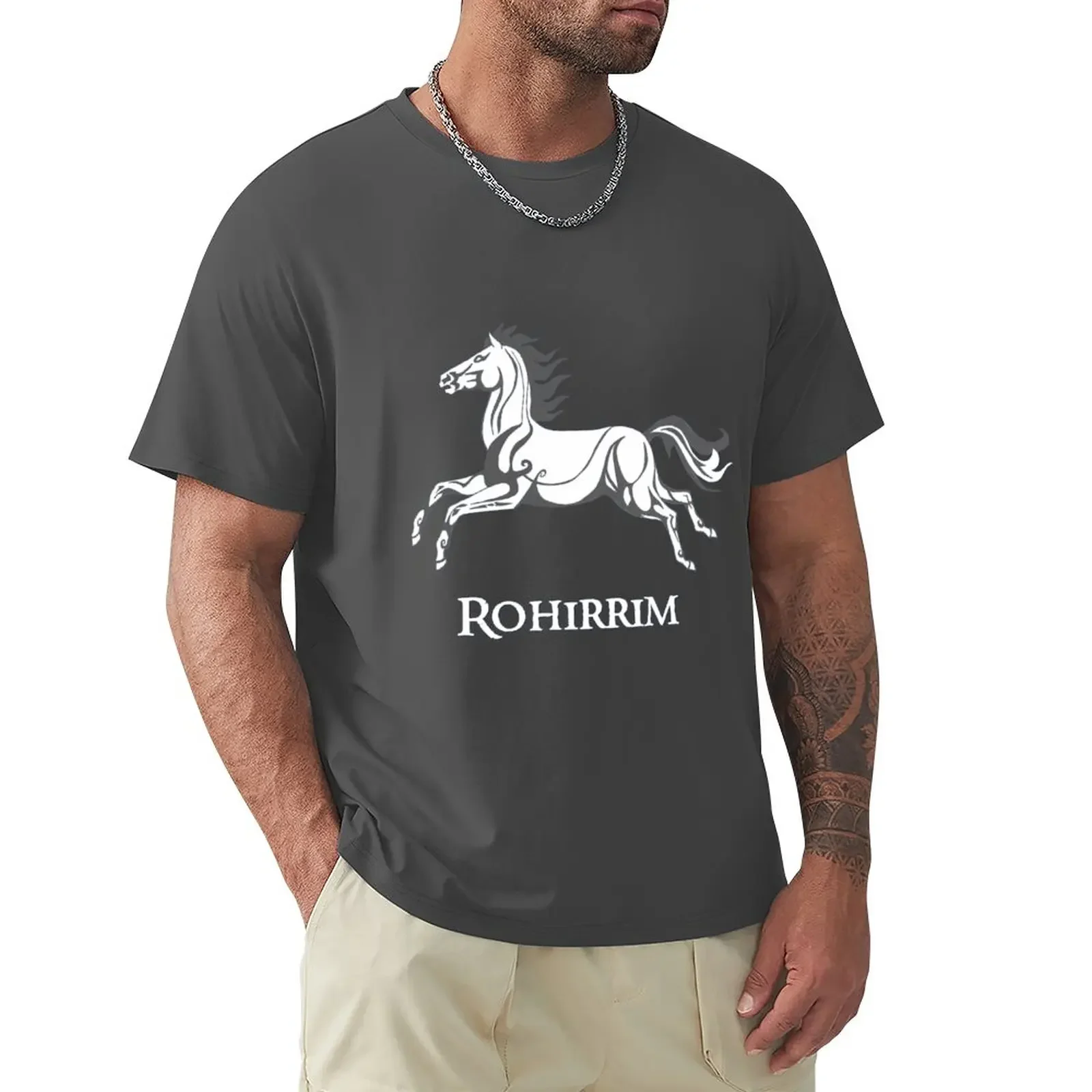 

White horse of Rohan T-Shirt blanks quick drying cute clothes for a boy t shirt men