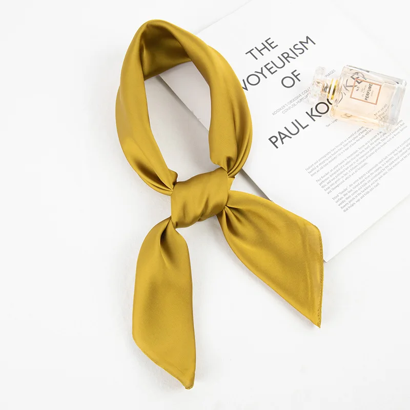 Foulard In Seta Monarch Meadow Giallo Senape - Bandana Da Donna 53 Cm – LuluLane - Foto 6