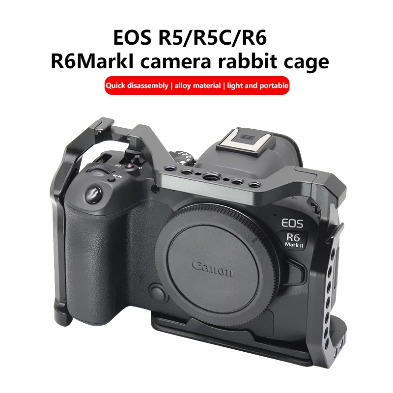 Canon Eos R5 NEEWER Camera Cage Compatible With R5C R6 R6 Canon Eos R5 NEEWER Camera Cage Compatible With R5C R6 R6