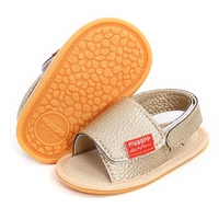 Summer Newborn Baby Shoes Sandals Leather Infant Soft Sole Footwear Solid Toddler First Walker Crib Shoes for Girl Boy 0-18M 5