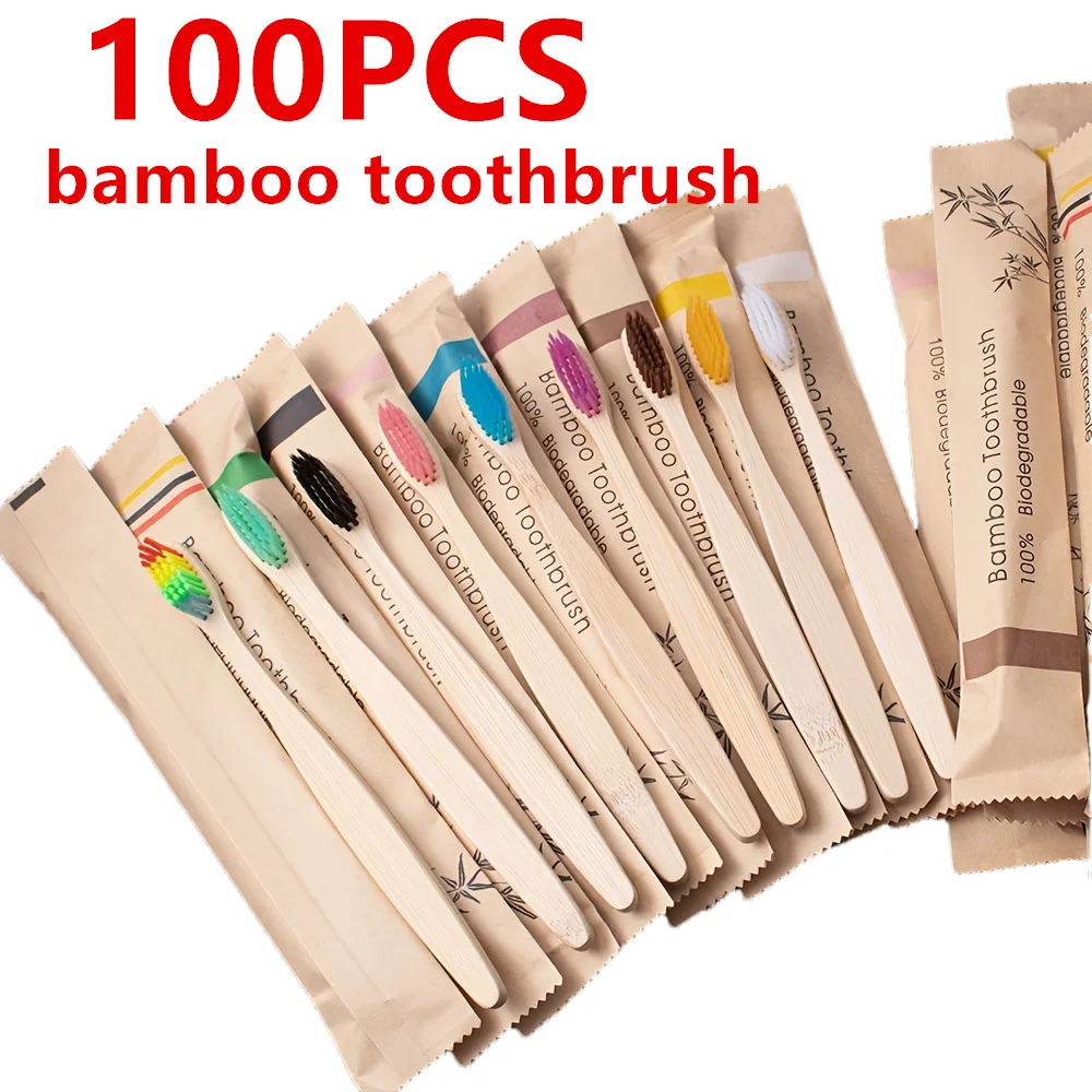 Eco-Friendly Bamboo Toothbrush Pack - Soft Bristle, Vegan, Organic & Sustainable