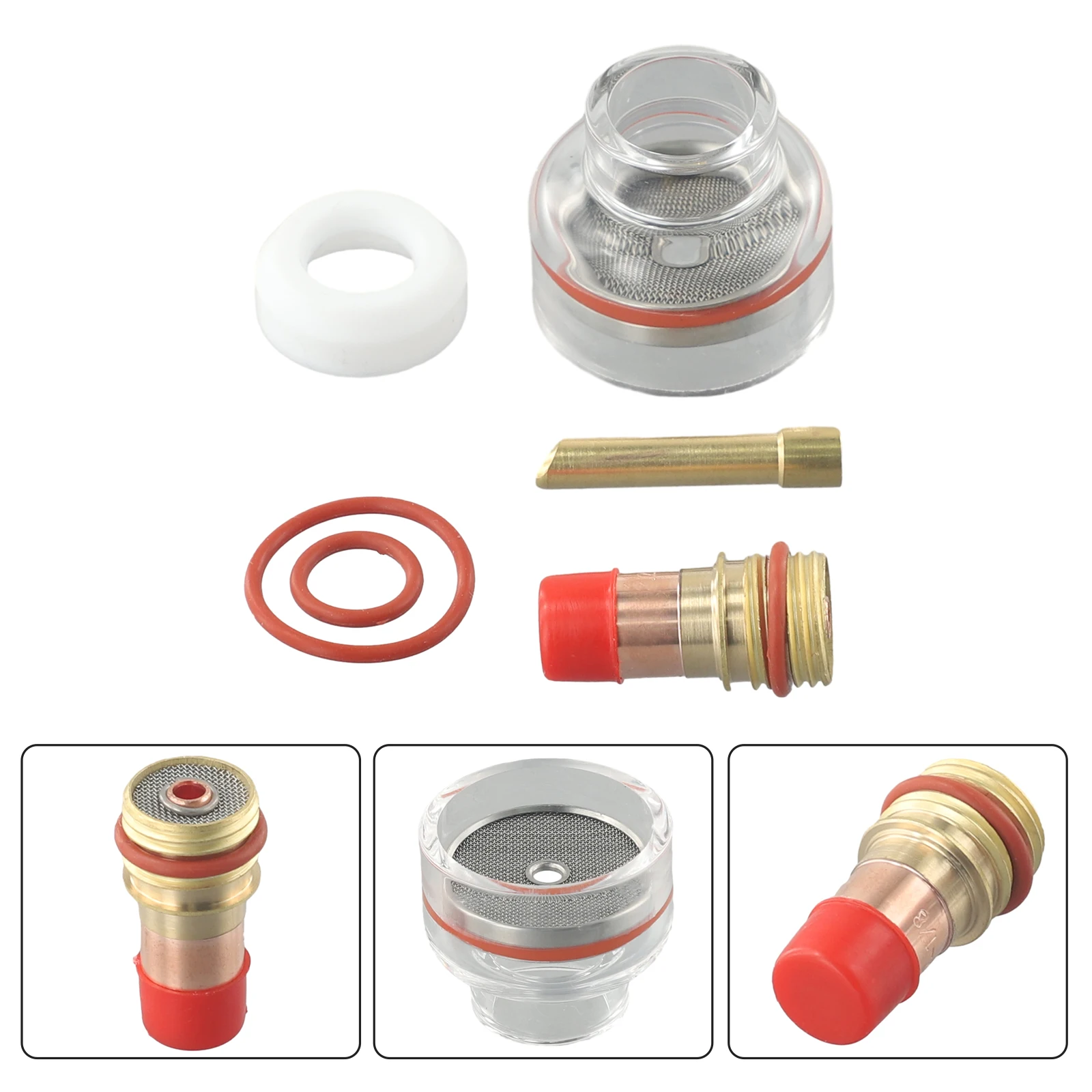 

Reliable and Precise 6PCS TIG WP Welding Torch Kit with Transparent Glass Cup Copper Collet Body for Accurate Welding Results