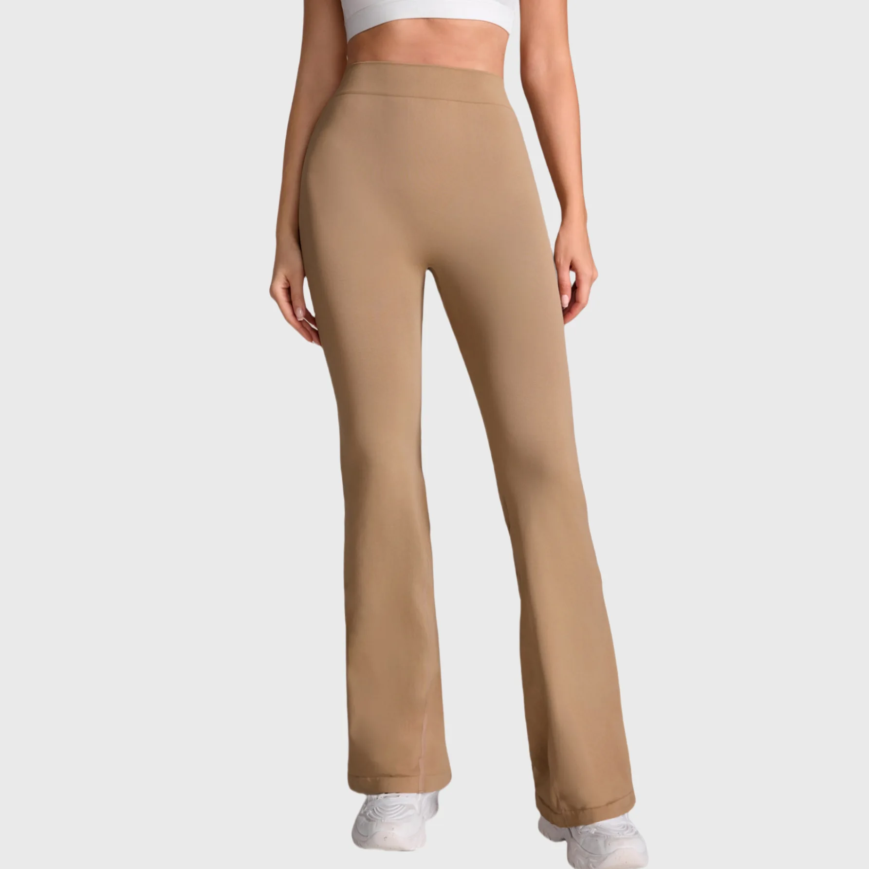 Flare Leggings Yoga Pants Women Bell-bottoms Yoga Tights High Waist Fitness Stretch Gym Workout Casual Sports Push Up Wide Legs