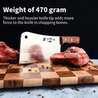 Household kitchen knife Stainless steel cleaver Sharp cutting vegetables cutting meat small bone kitchen accessories 4