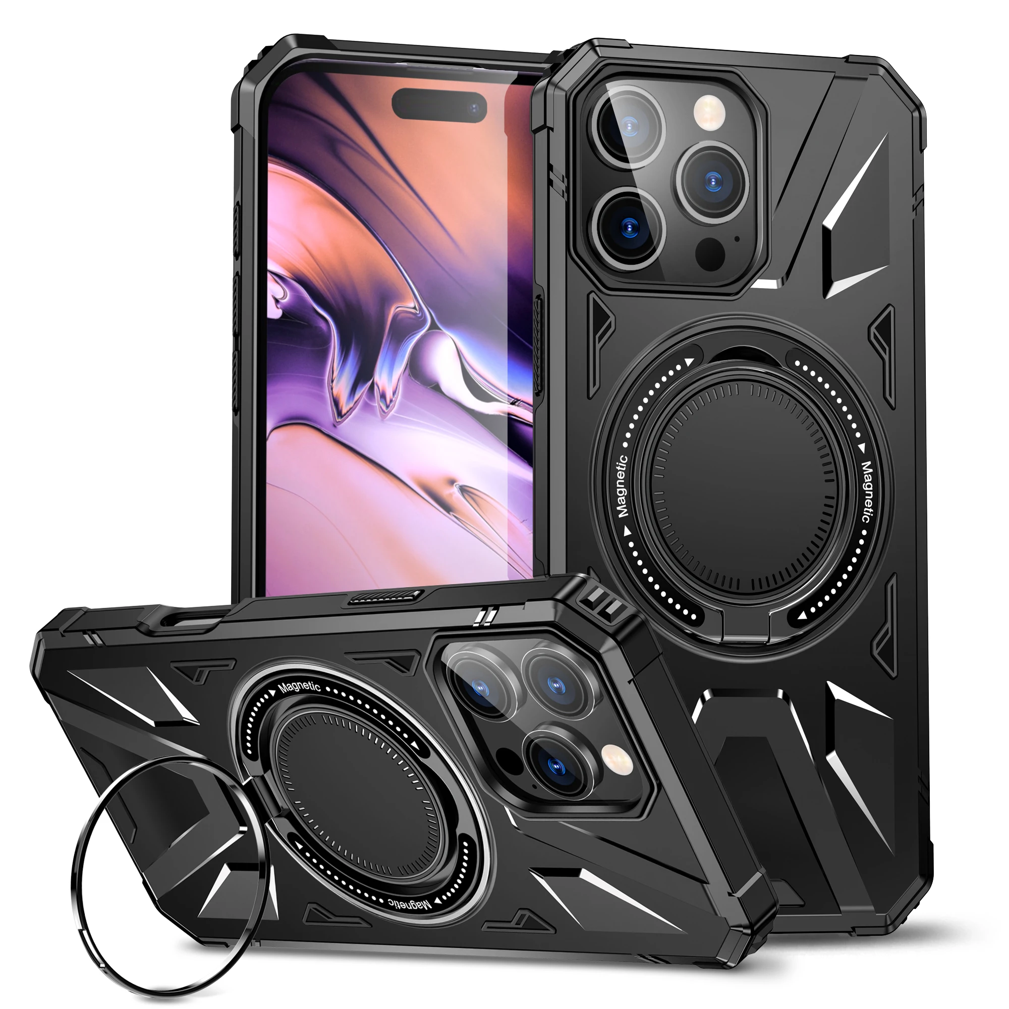 Enhanced Protective Phone Case with MagSafe Compatibility and Wireless Charging Support