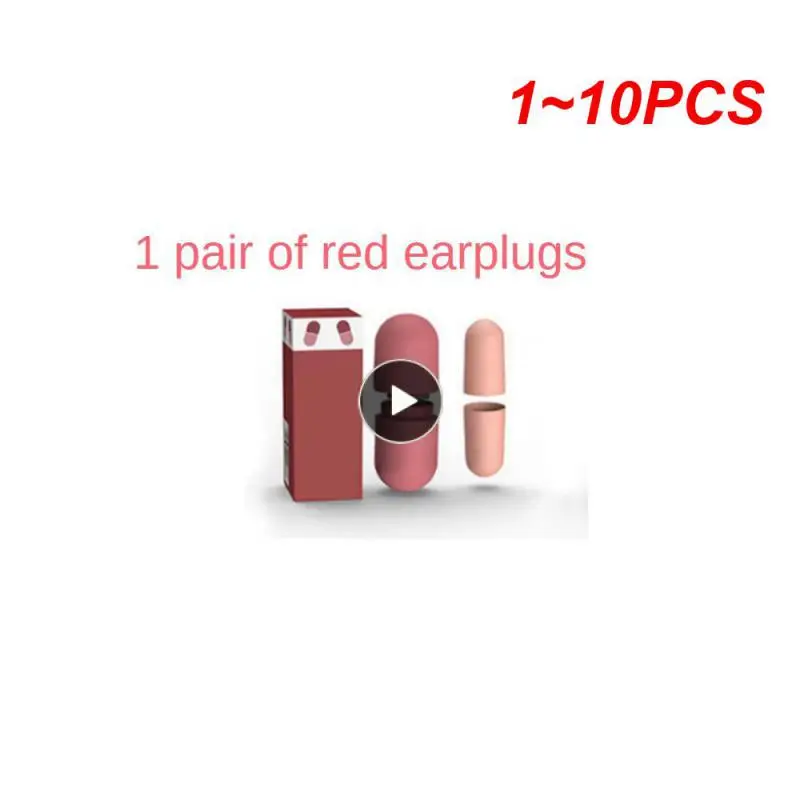 

1~10PCS Soft Slow Ear Plugs Anti-noise Mute Rebound Sleeping Soundproof