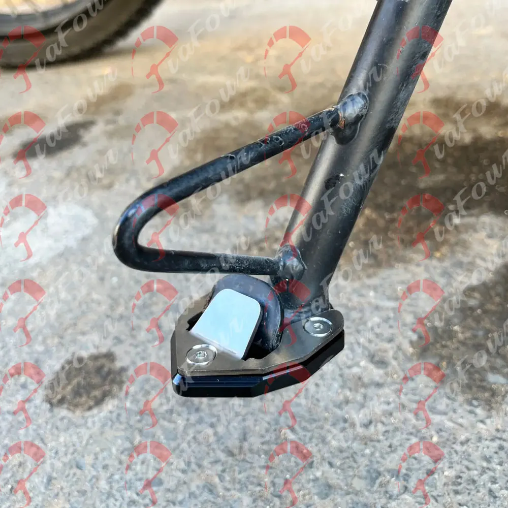 헌터 350 2022-2023 에 적합한 킥스탠드 사이드 스탠드 익스텐션 확대기 패드..