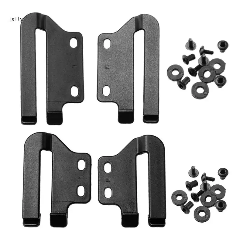 

448C 1 Pair Knife K Sheath Waist Clip Scabbard Back Clips Holsters Clamp with Screws Outdoor Hunting Accessories Durable