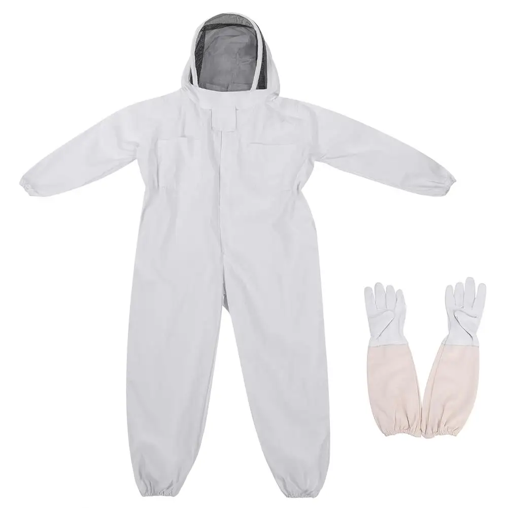 

Professional Beekeeping Suit Gloves Hat Protective Equipment Set