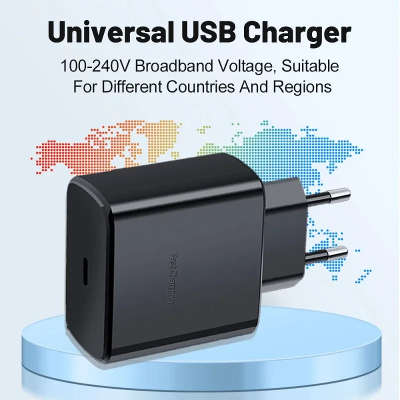 45W PD 3.0 Fast Wall Charger for Samsung Galax -USB-C Power Delivery with Quick Charge 4.0,Compact Travel Plug for S24/Note