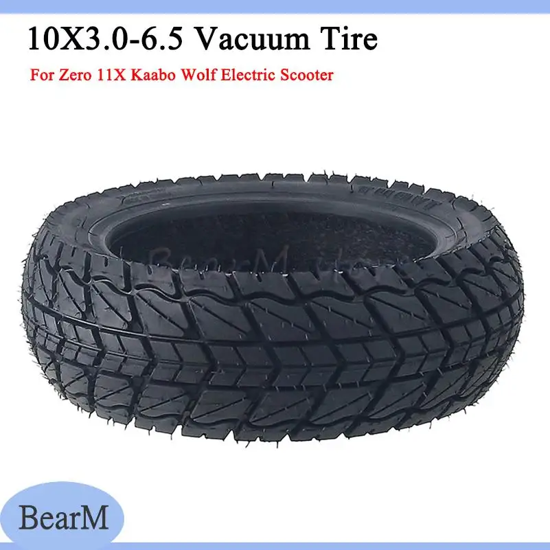 10 Inch Wheel Tyre 10X3.0-6.5 Off-road Tubeless Tire For Electric Scooter Accessories Durable Replacement Repair Parts