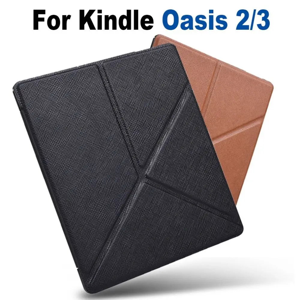 Premium PU Leather Folio Stand Case for 7-Inch E-Book Readers