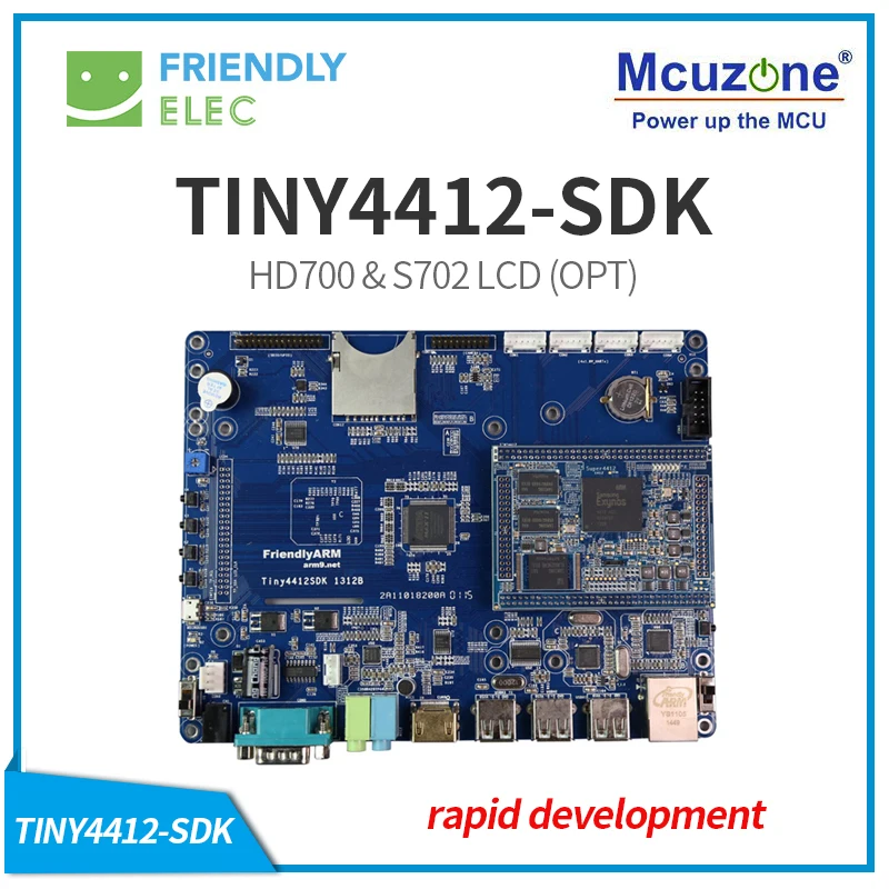

FriendlyELEC TINY4412SDK 1312 4GB EMMC 1GB DDR3 no screen Andriod4.2 Exynos4412 cortex-a9