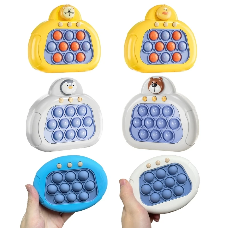 

Sensory Toy Bubble Game with Popping Sound Anxiety Stress Reliever Squeeze Gift