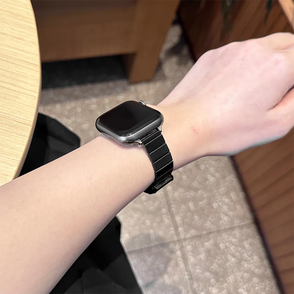 Sleek 14mm Stainless Steel Watch Strap