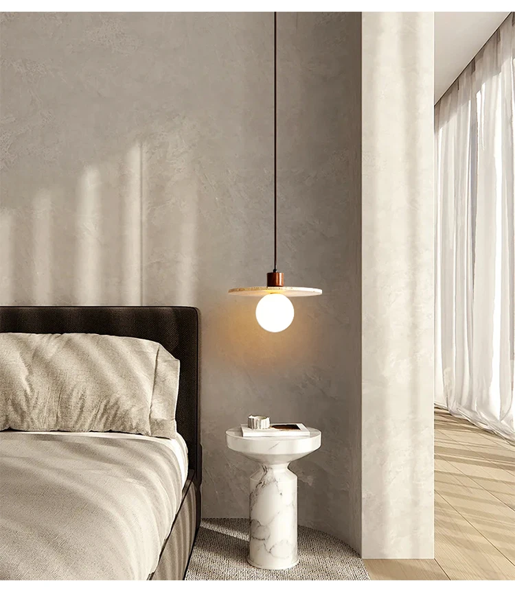 Travertine Wabi - Chandelier light