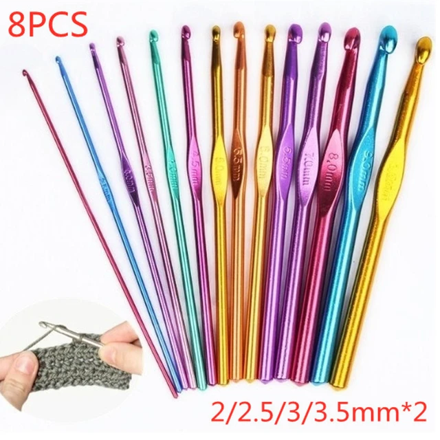 4.5 Mm Knitting Needle Crochet Hook  Size 7 Knitting Needles Crochet Hook  - 4pcs/set - Aliexpress