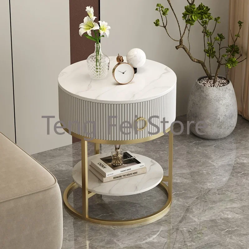 Drawers Bedroom Nightstands Dressers Nordic Modern Storage Nightstands Living Room Luxury Szafki Nocne Bedroom Furniture SR50NS