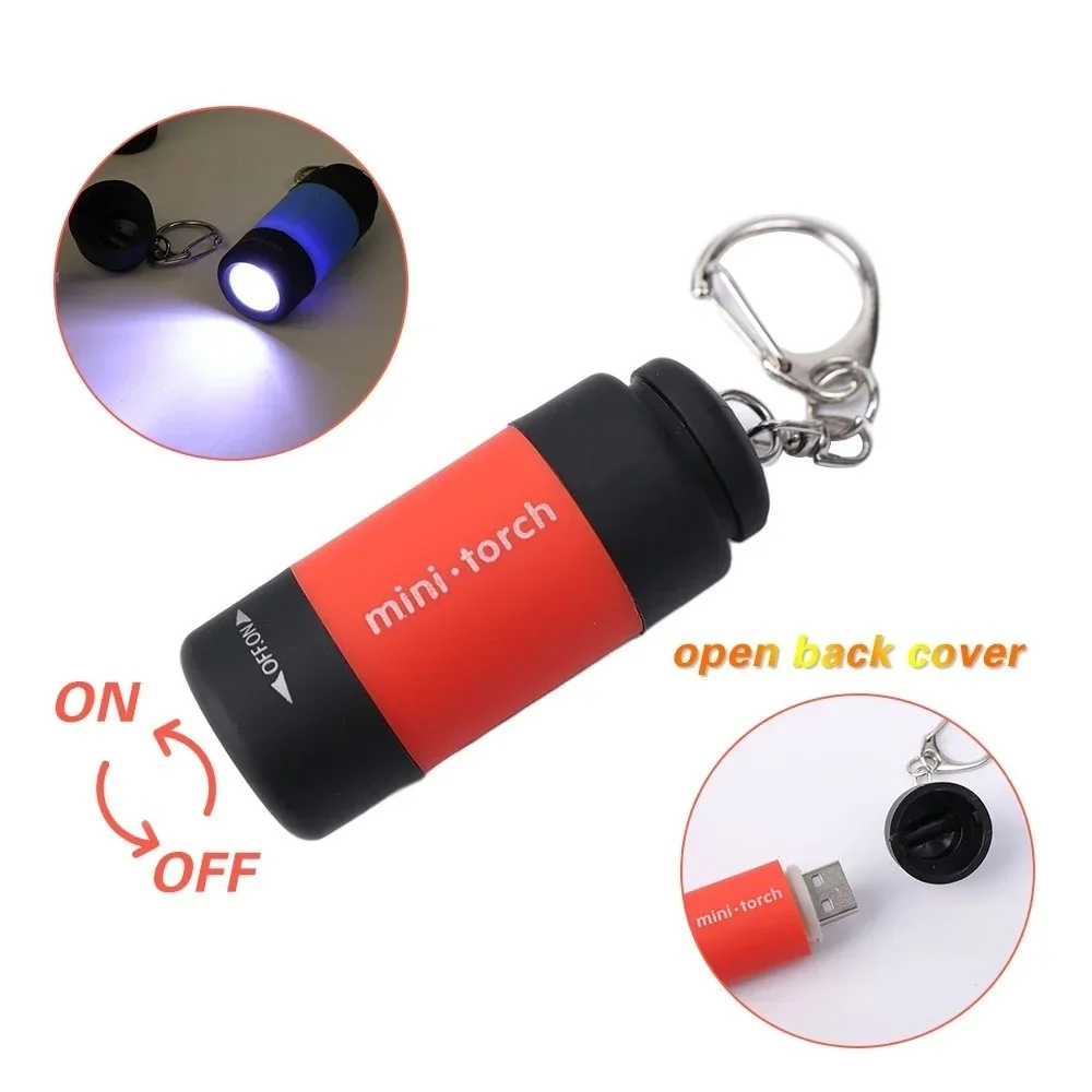 Mini Rechargeable Keychain Flashlight 5
